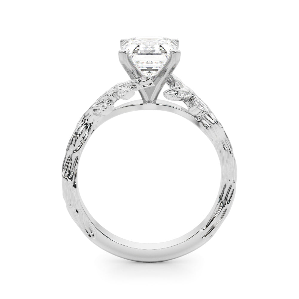 Nature-Inspired Diamond Engagement Ring