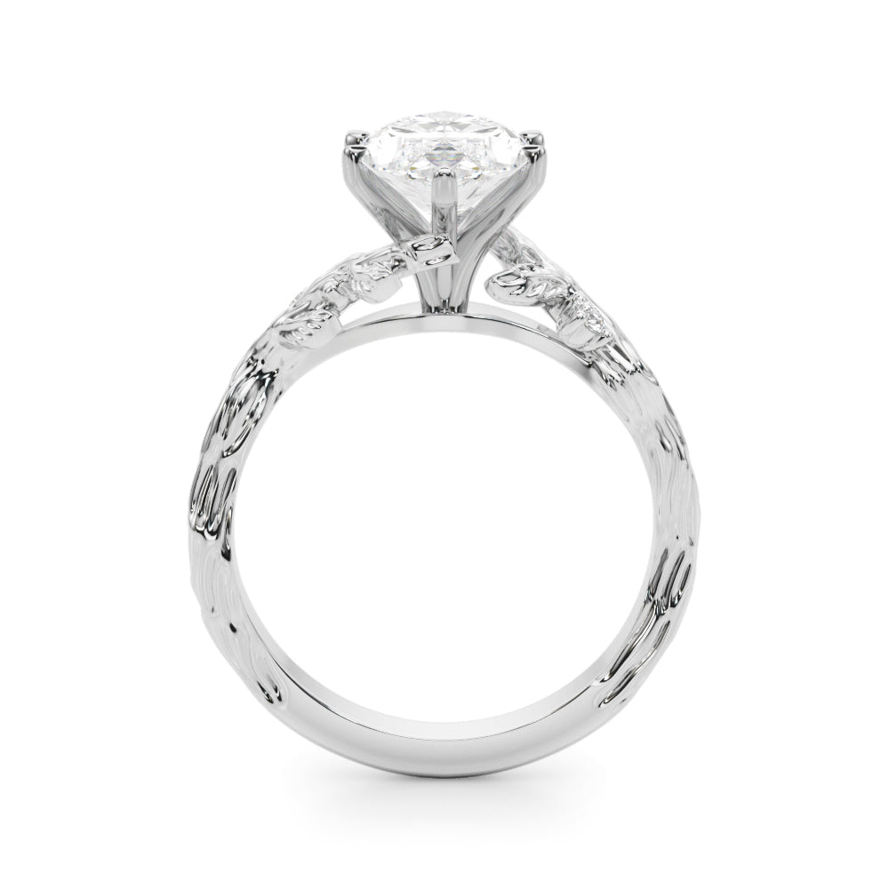 Nature-Inspired Diamond Engagement Ring