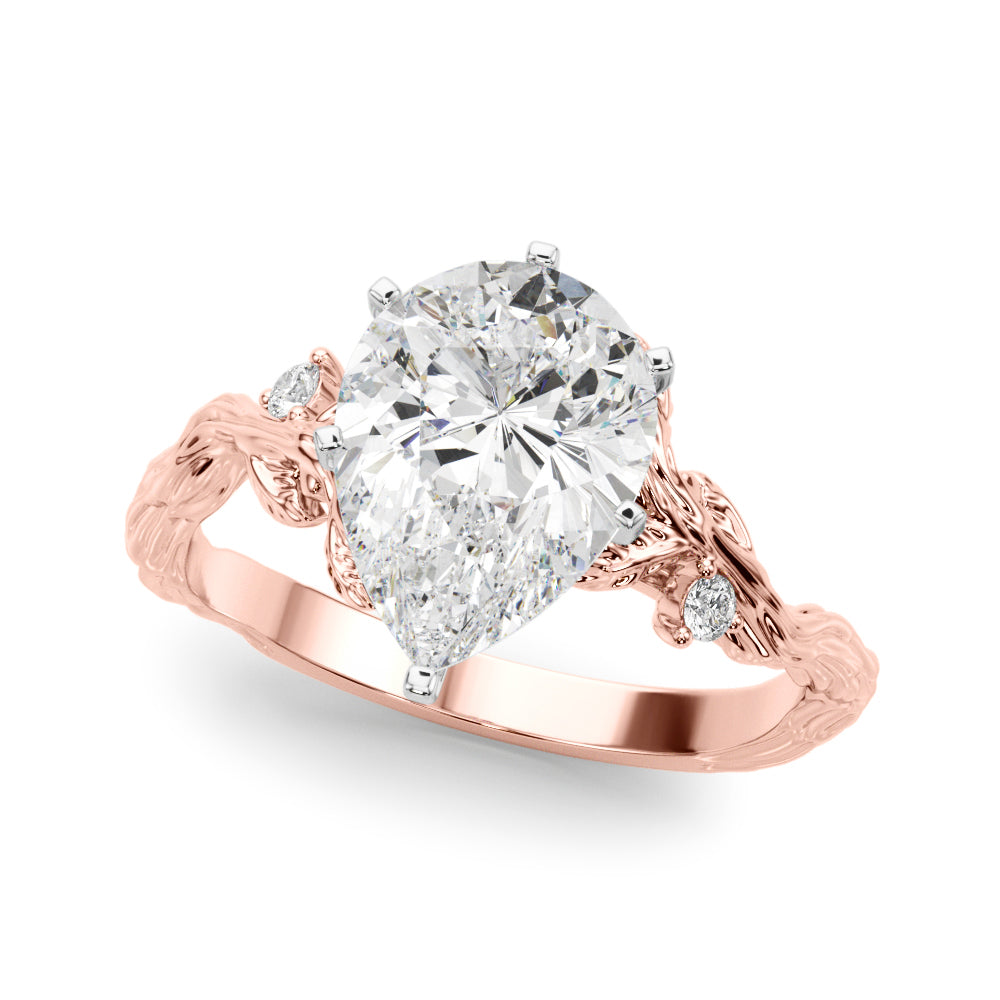 Nature-Inspired Diamond Engagement Ring