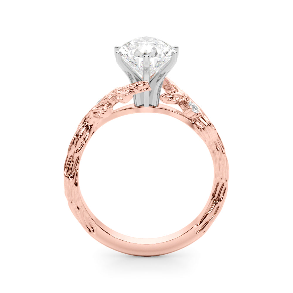Nature-Inspired Diamond Engagement Ring