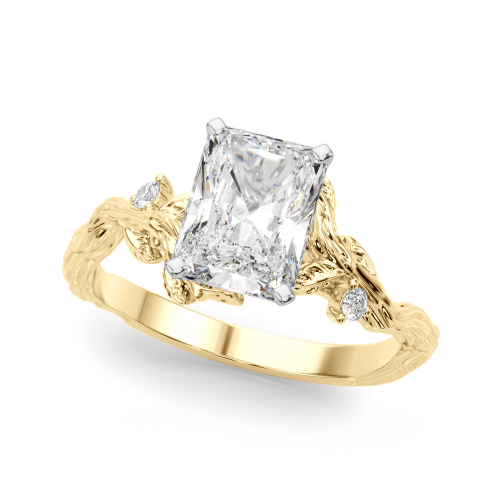 Nature-Inspired Diamond Engagement Ring