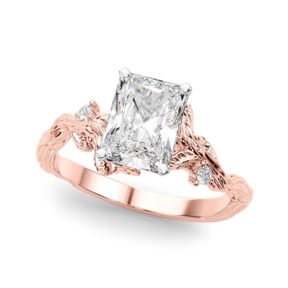 Nature-Inspired Diamond Engagement Ring