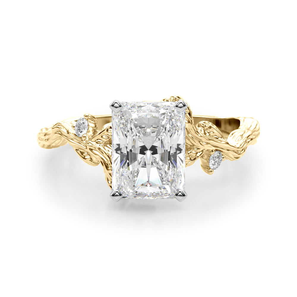 Nature-Inspired Diamond Engagement Ring