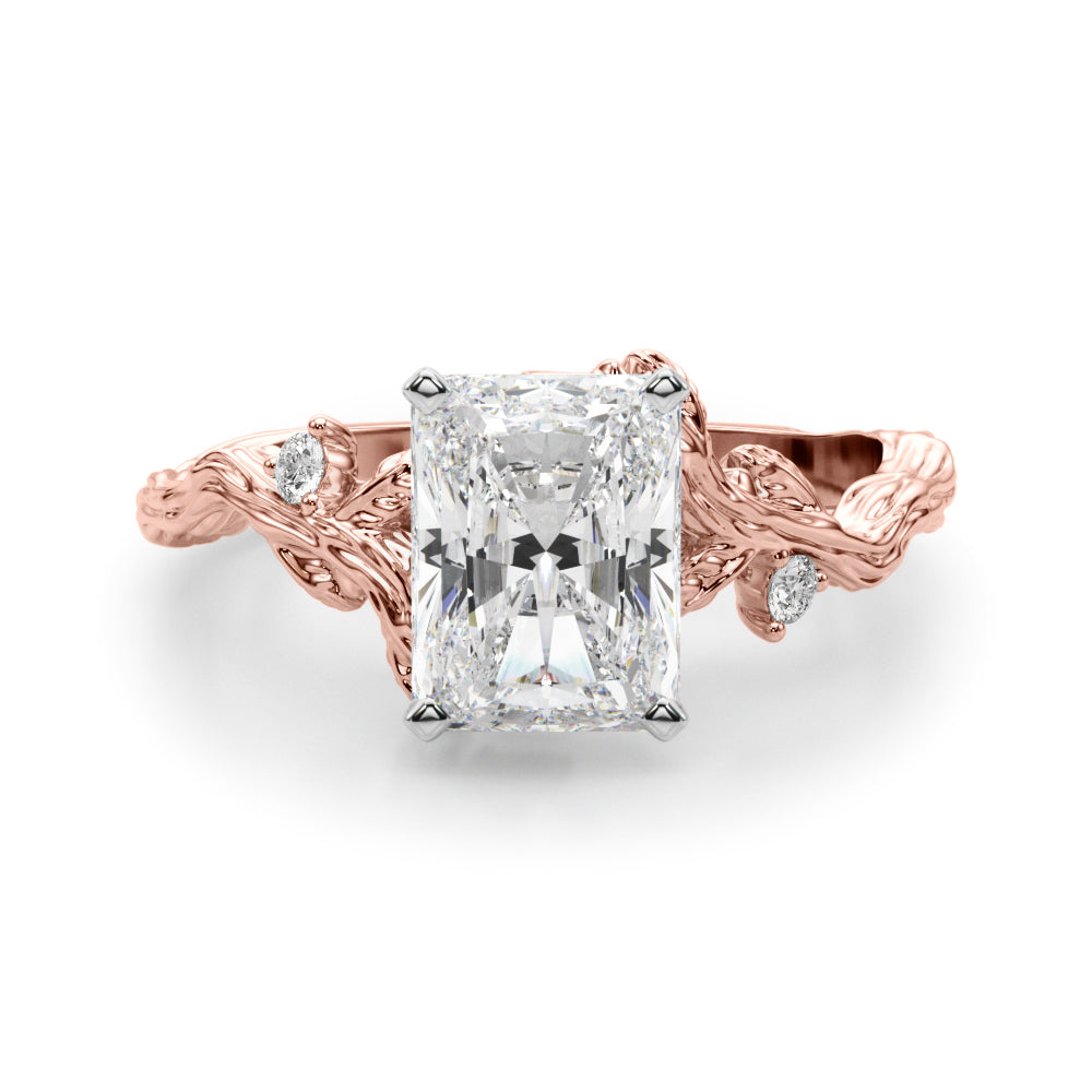 Nature-Inspired Diamond Engagement Ring