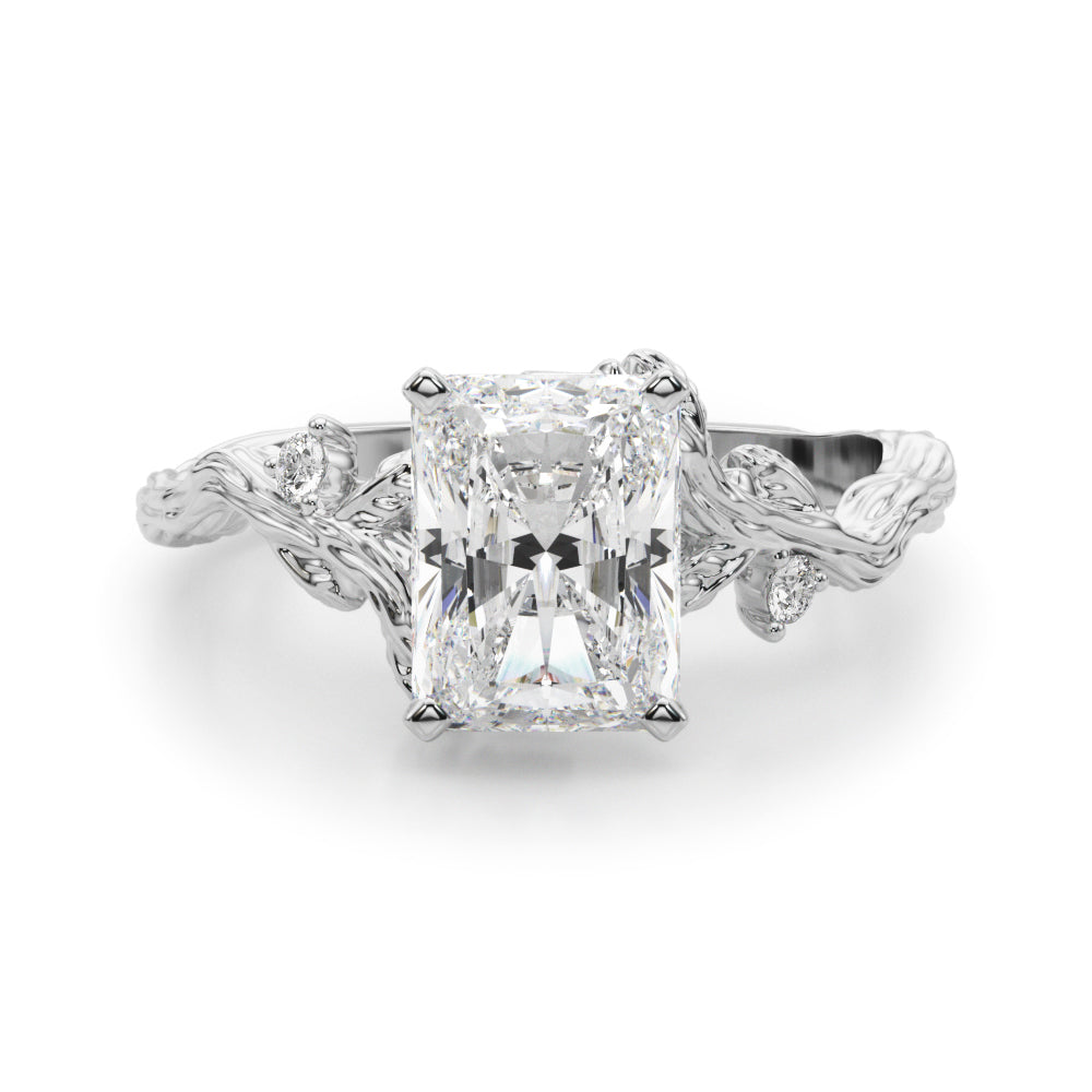 Nature-Inspired Diamond Engagement Ring