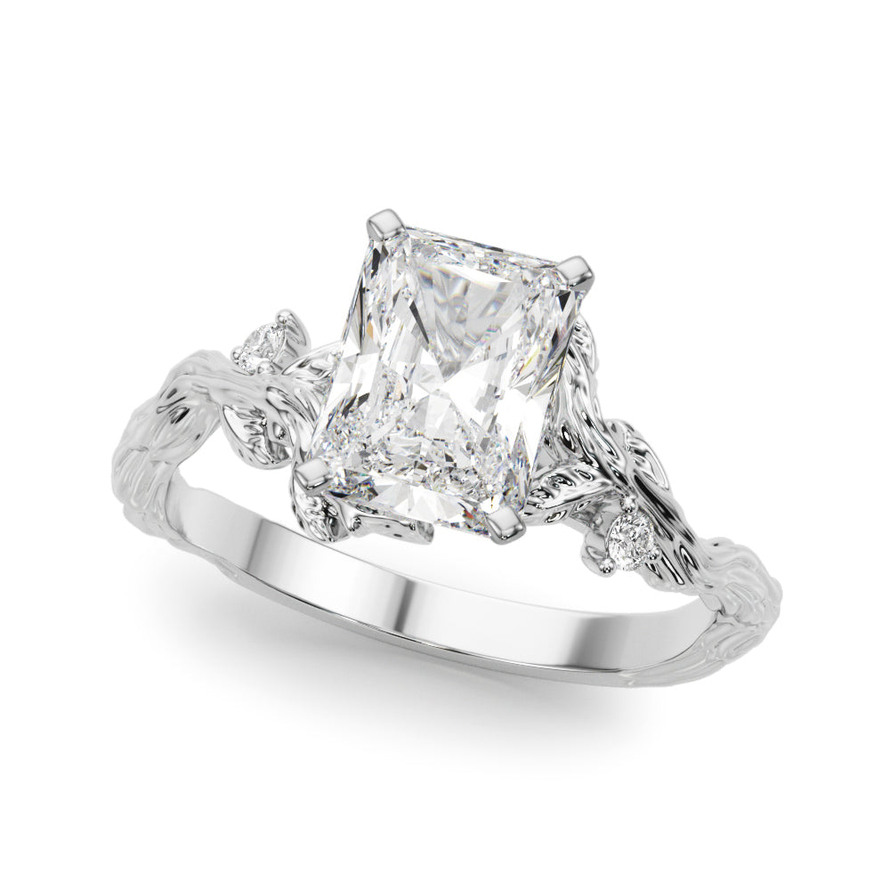 Nature-Inspired Diamond Engagement Ring