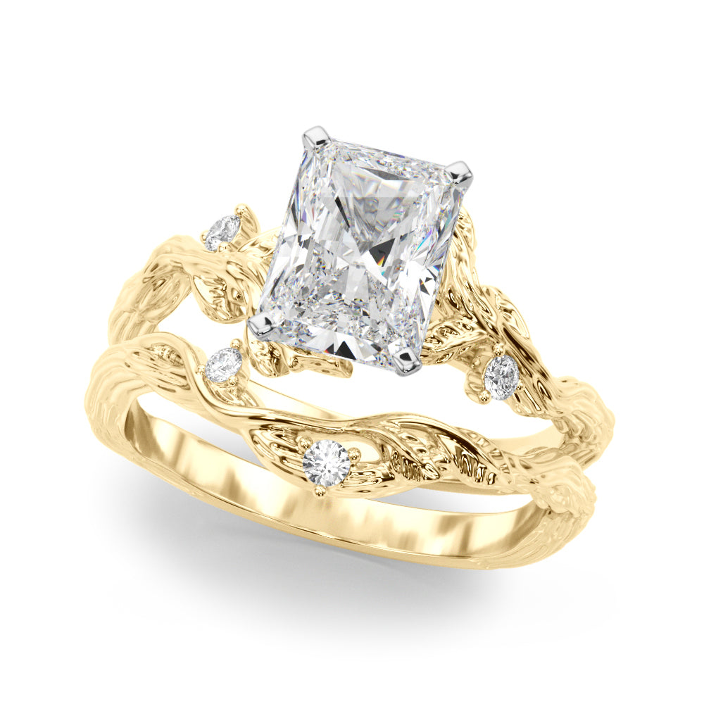 Nature-Inspired Diamond Engagement Ring