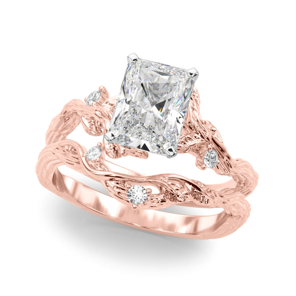 Nature-Inspired Diamond Engagement Ring
