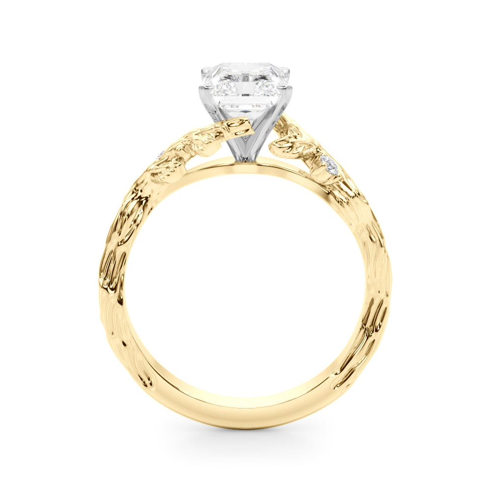 Nature-Inspired Diamond Engagement Ring
