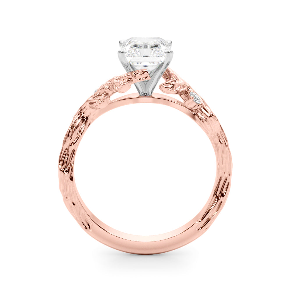 Nature-Inspired Diamond Engagement Ring