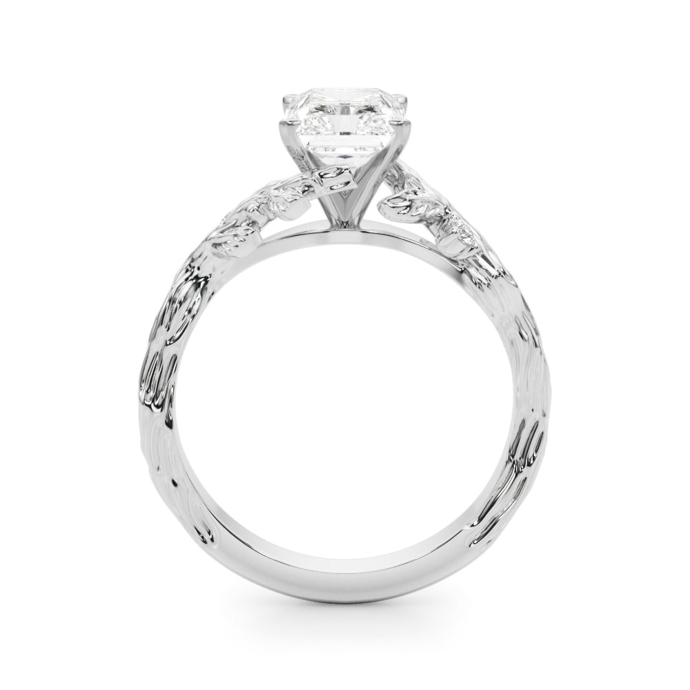 Nature-Inspired Diamond Engagement Ring