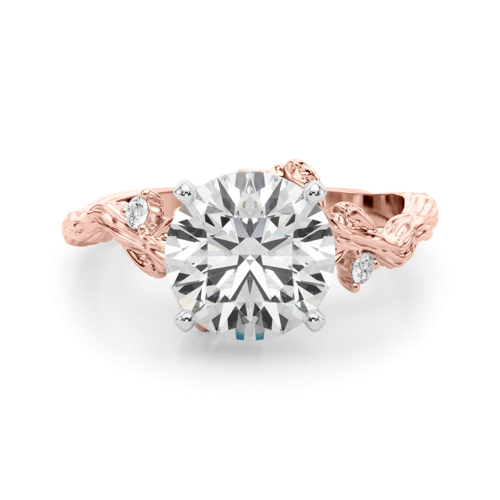 Nature-Inspired Diamond Engagement Ring