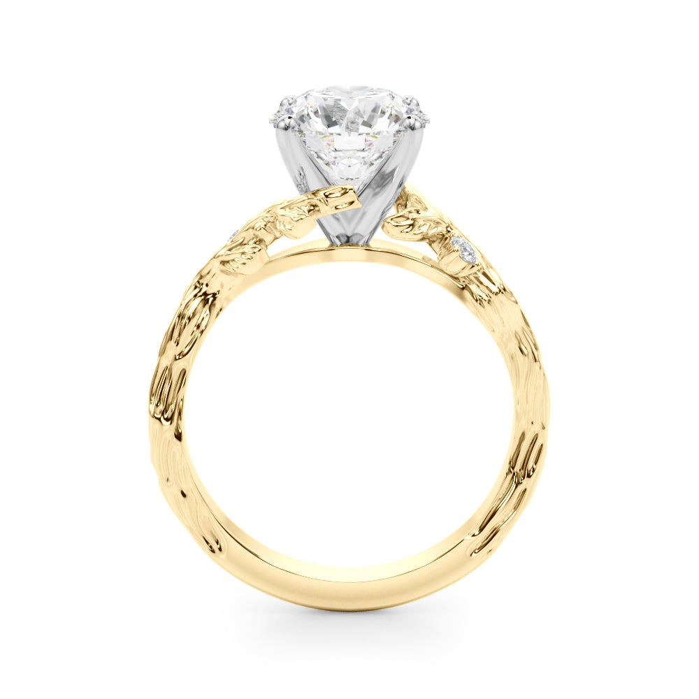 Nature-Inspired Diamond Engagement Ring