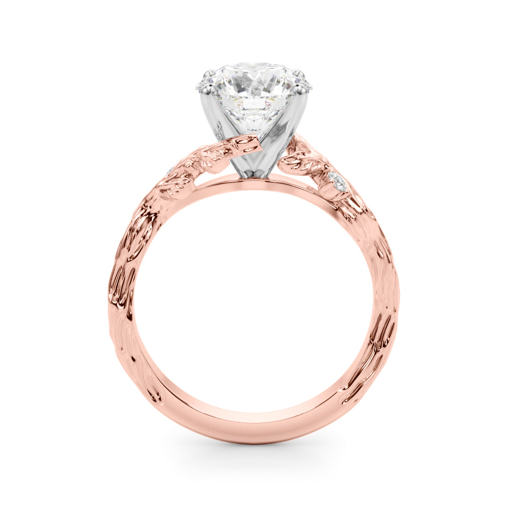 Nature-Inspired Diamond Engagement Ring