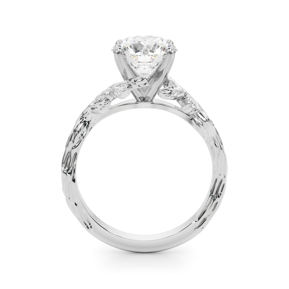 Nature-Inspired Diamond Engagement Ring