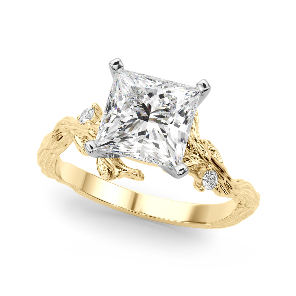 Nature-Inspired Diamond Engagement Ring