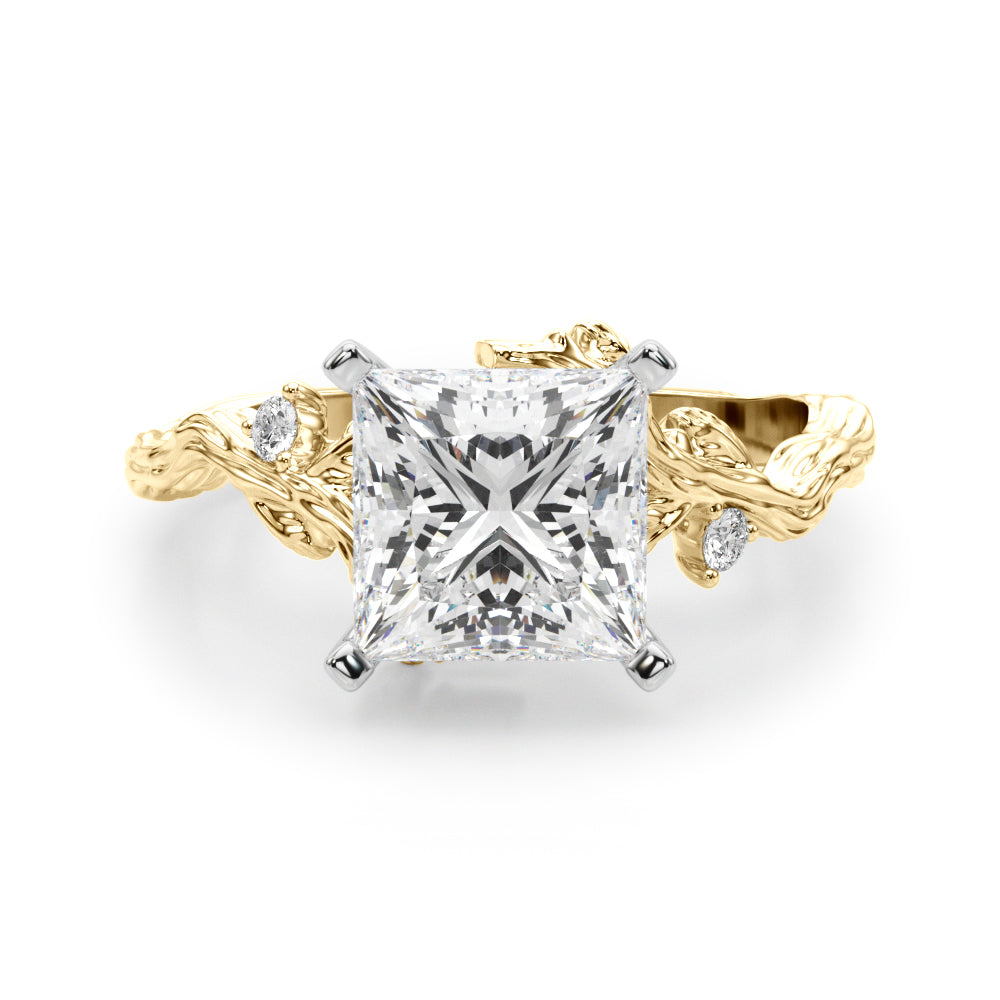 Nature-Inspired Diamond Engagement Ring