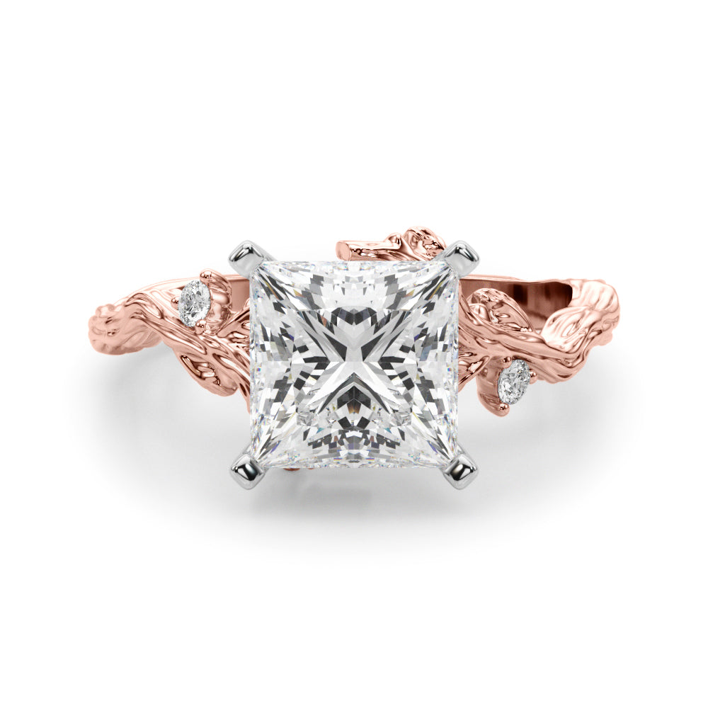 Nature-Inspired Diamond Engagement Ring
