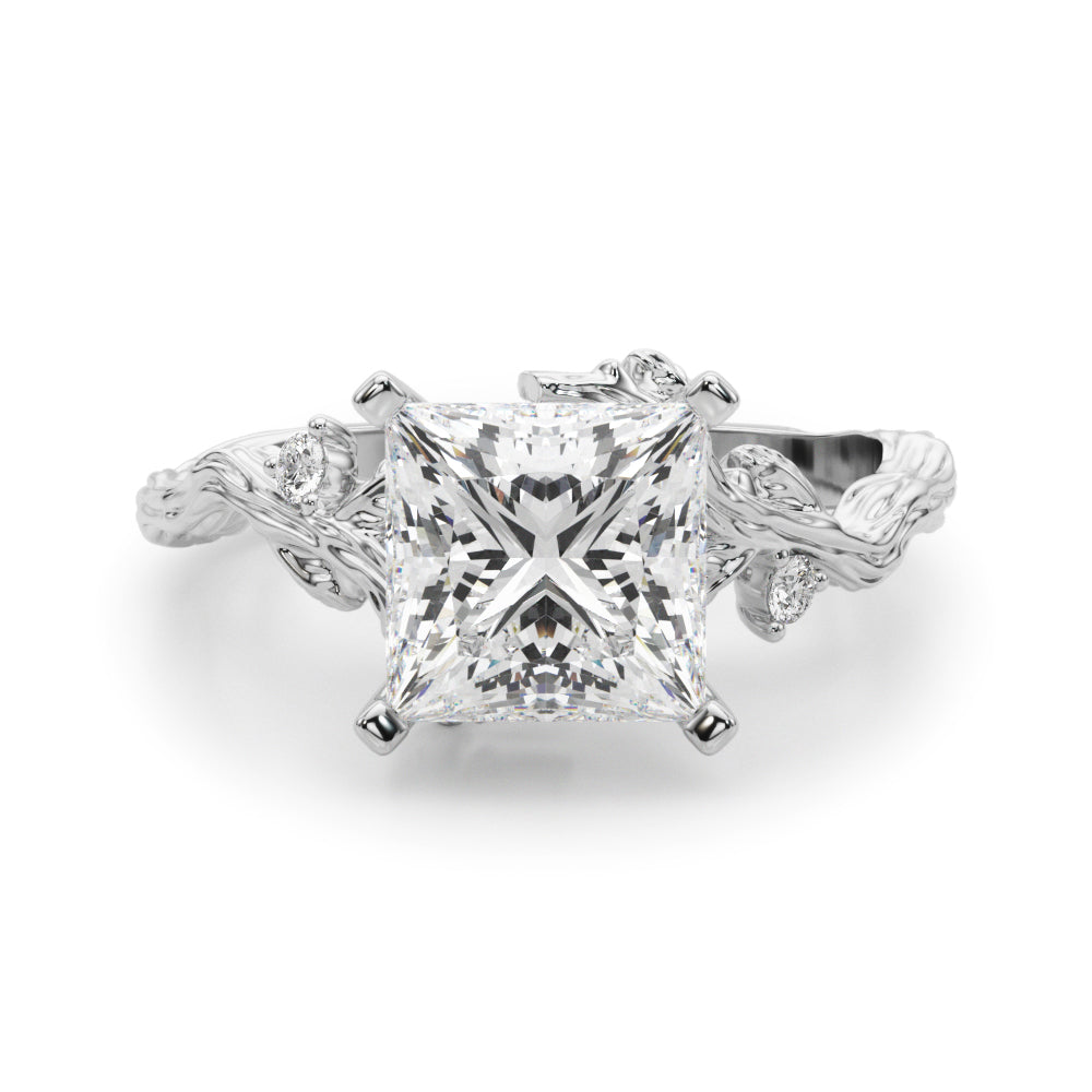 Nature-Inspired Diamond Engagement Ring