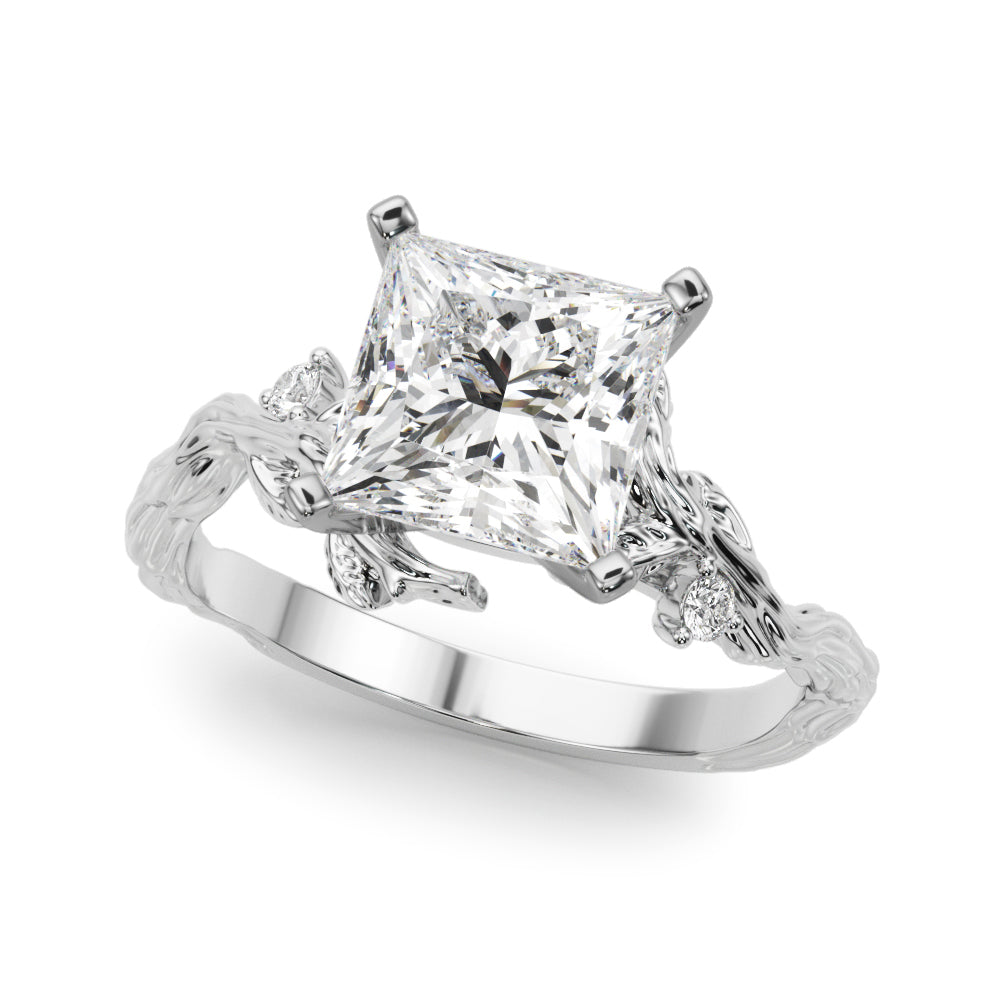 Nature-Inspired Diamond Engagement Ring