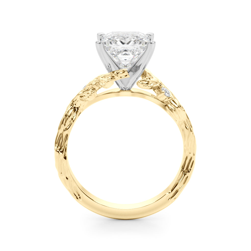 Nature-Inspired Diamond Engagement Ring