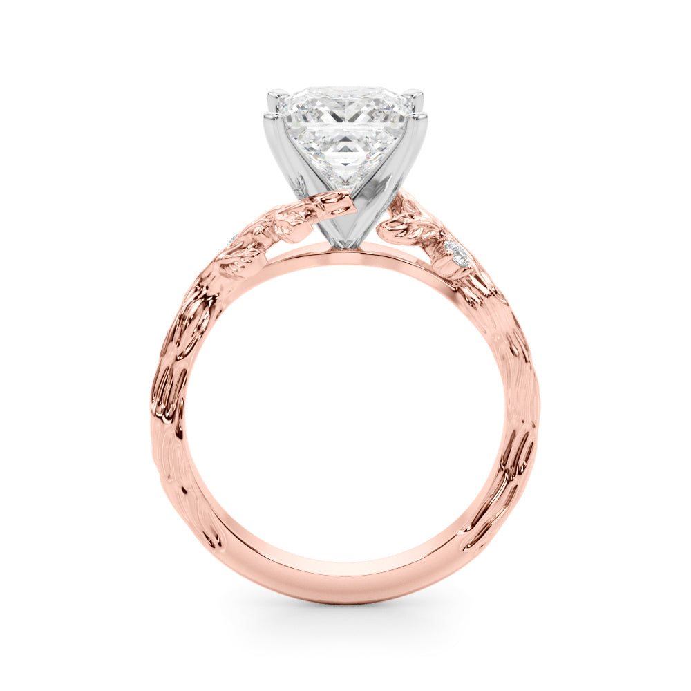 Nature-Inspired Diamond Engagement Ring