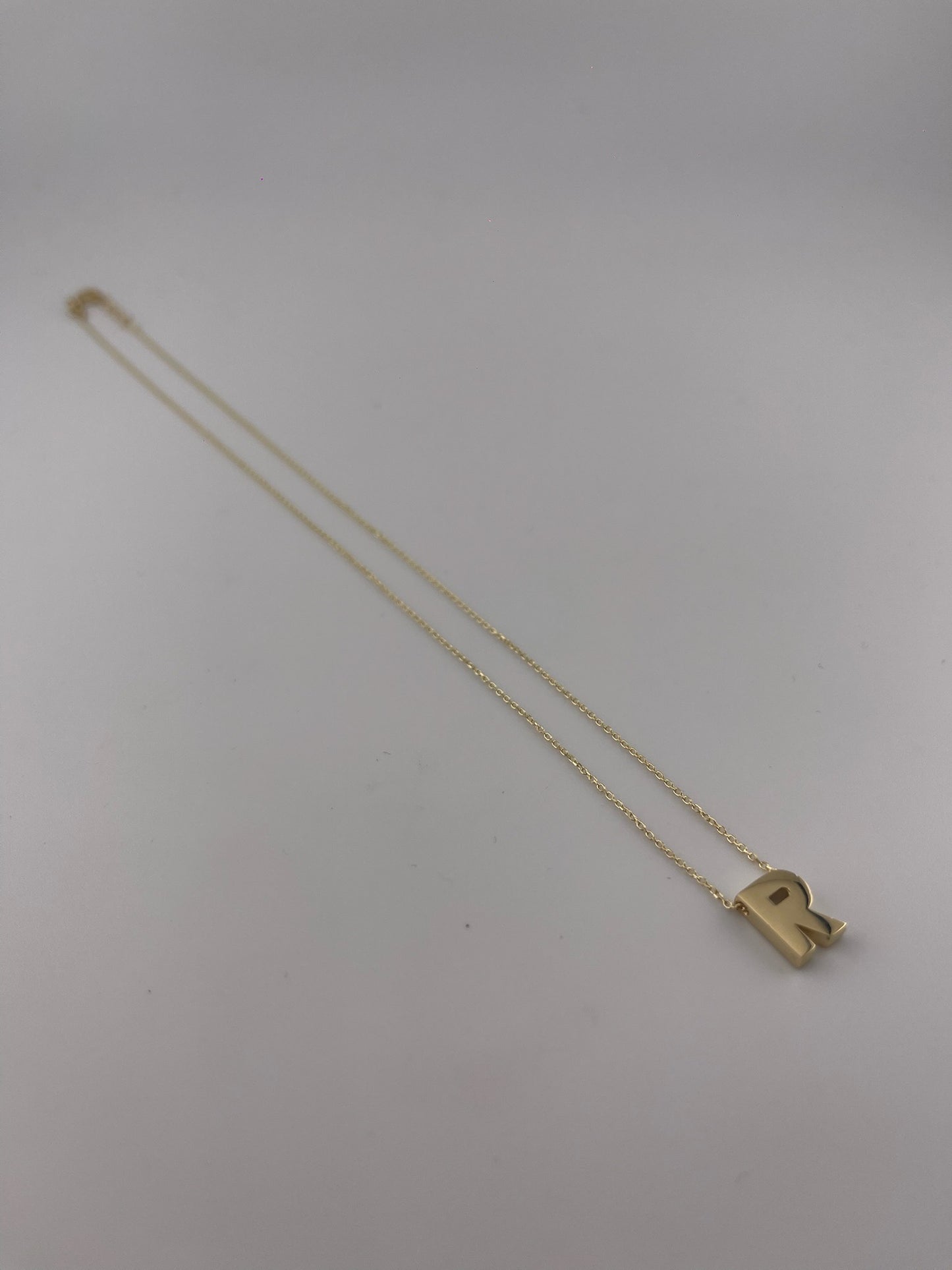 Initial letter necklace