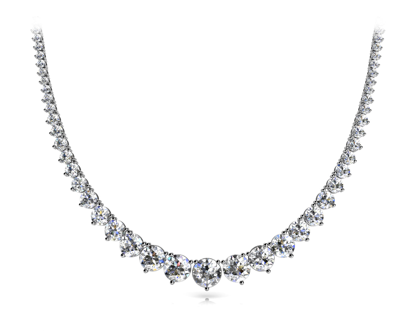 Dazzling Diamond Choker Necklace 10 ct