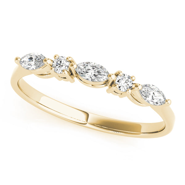 Timeless Fancy Baguette Wedding Band