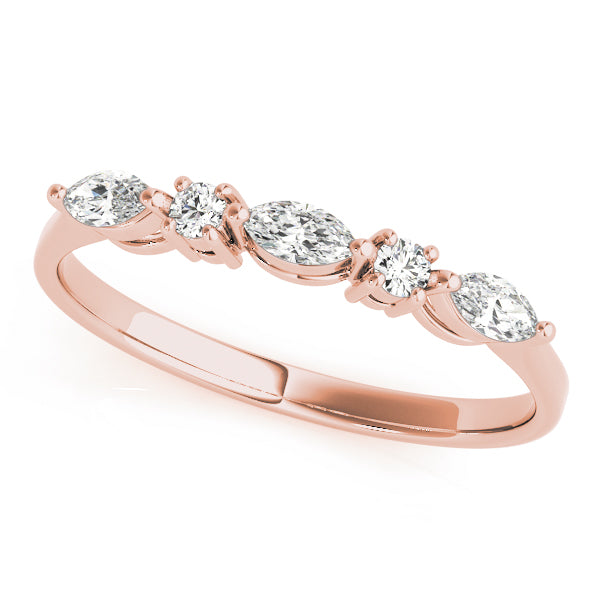 Timeless Fancy Baguette Wedding Band