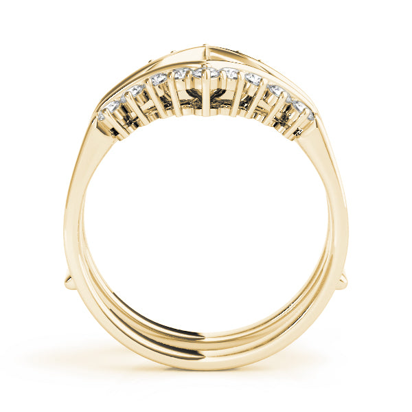 Elegant Two-Piece Curved Wedding Band Set