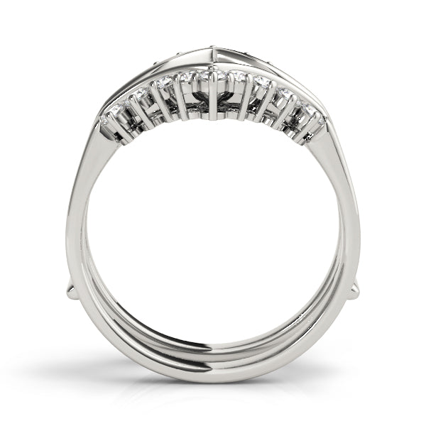Elegant Two-Piece Curved Wedding Band Set