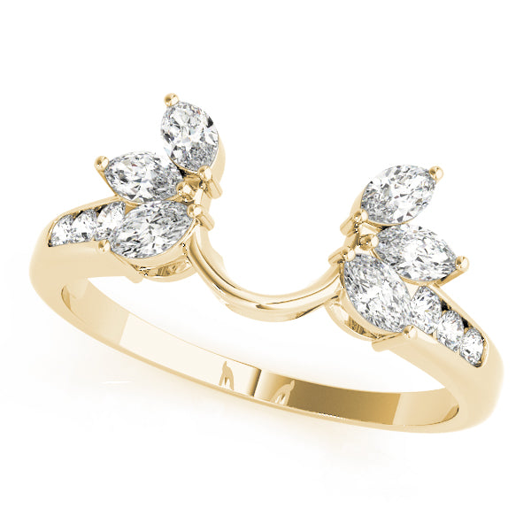 Radiant Pear & Marquise Wrap Band