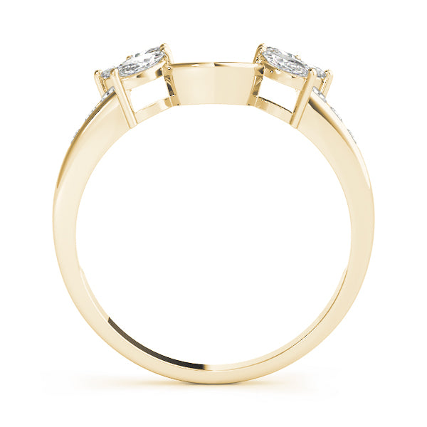 Radiant Pear & Marquise Wrap Band