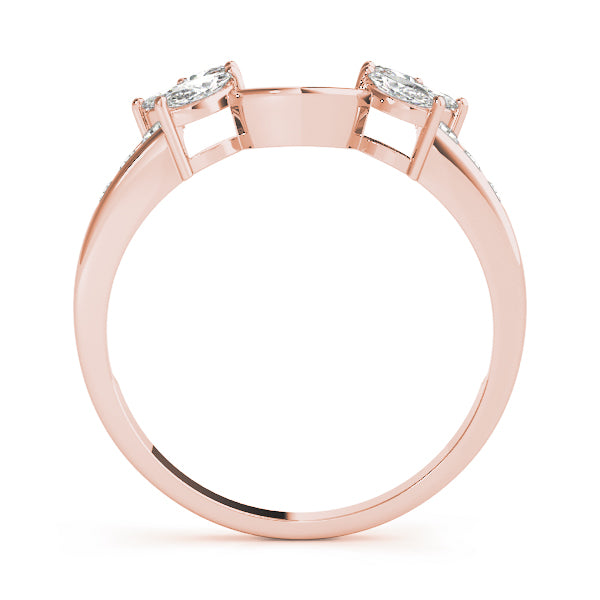 Radiant Pear & Marquise Wrap Band