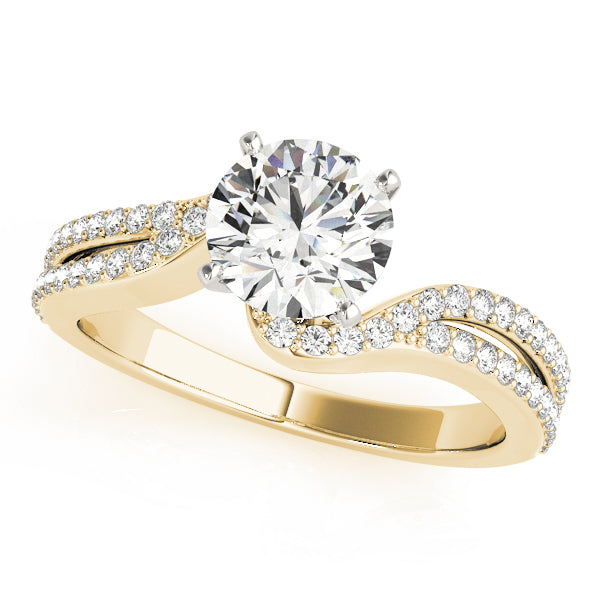 Twisted Elegance Diamond Ring