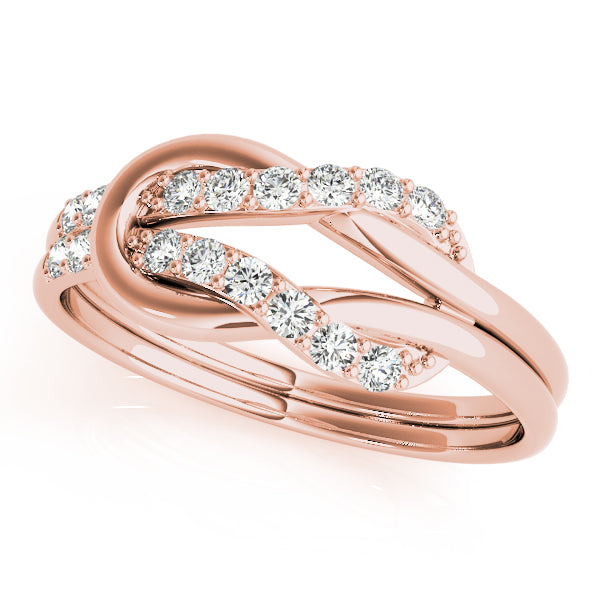 Knotted Diamond Ring