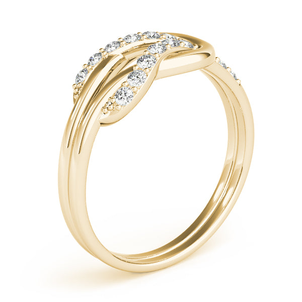Knotted Diamond Ring