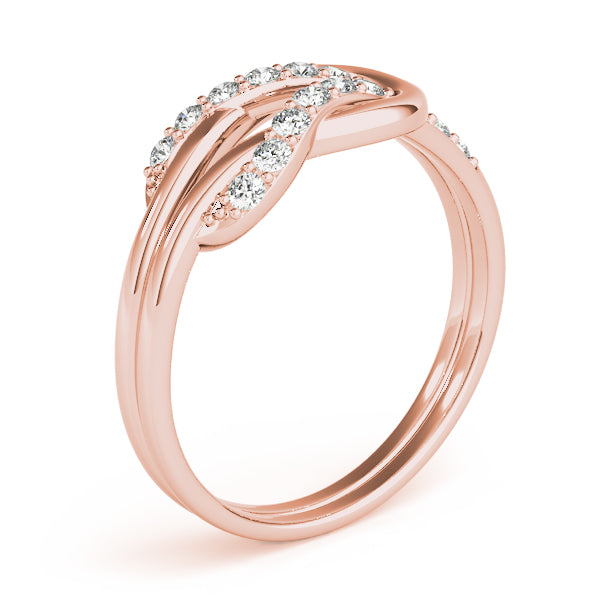 Knotted Diamond Ring