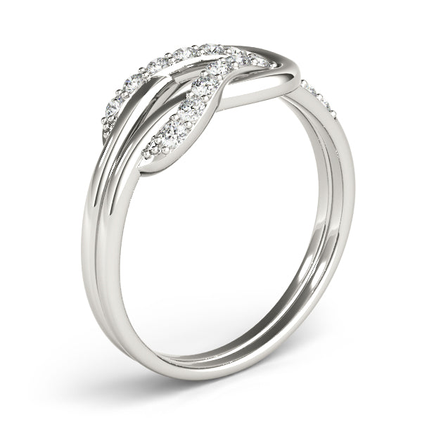 Knotted Diamond Ring