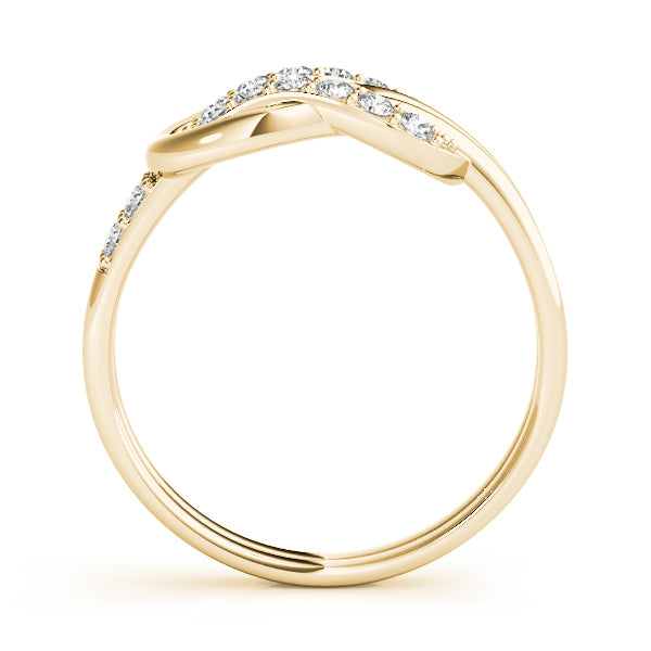 Knotted Diamond Ring