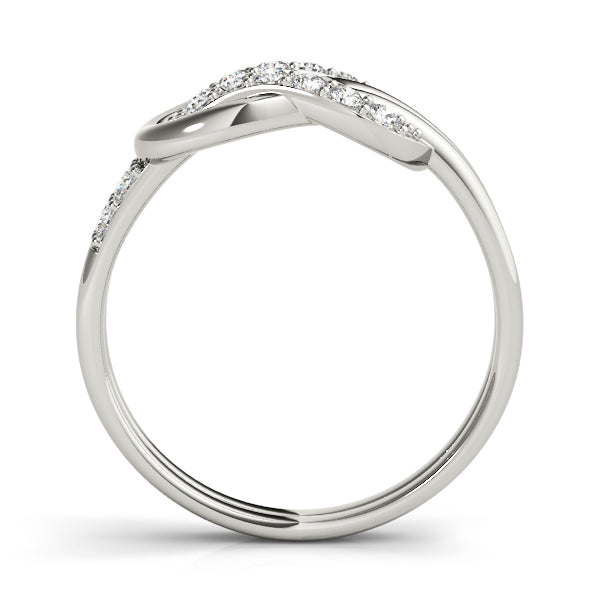 Knotted Diamond Ring