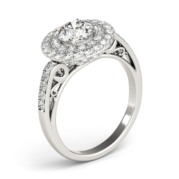 Radiant Halo Diamond Ring