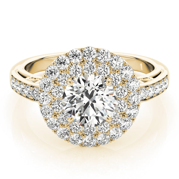 Radiant Halo Diamond Ring