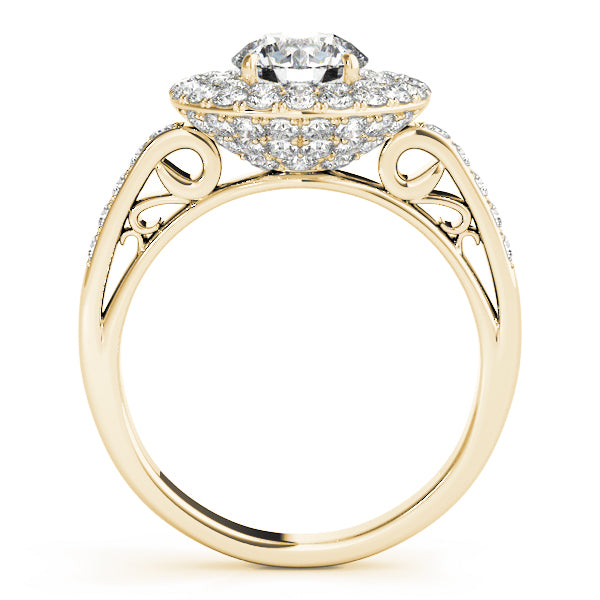 Radiant Halo Diamond Ring
