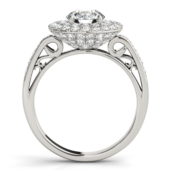 Radiant Halo Diamond Ring