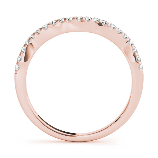 Split Shank Diamond Wedding Band 2ct
