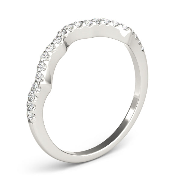 Split Shank Diamond Wedding Band 2ct