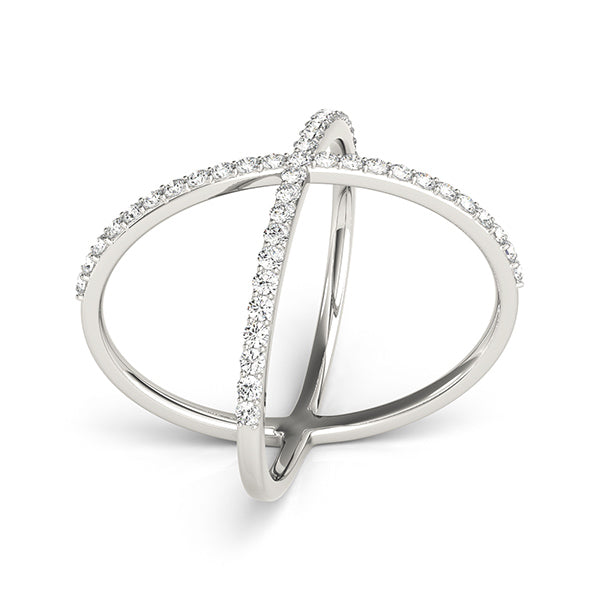 Intersecting Diamonds Ring
