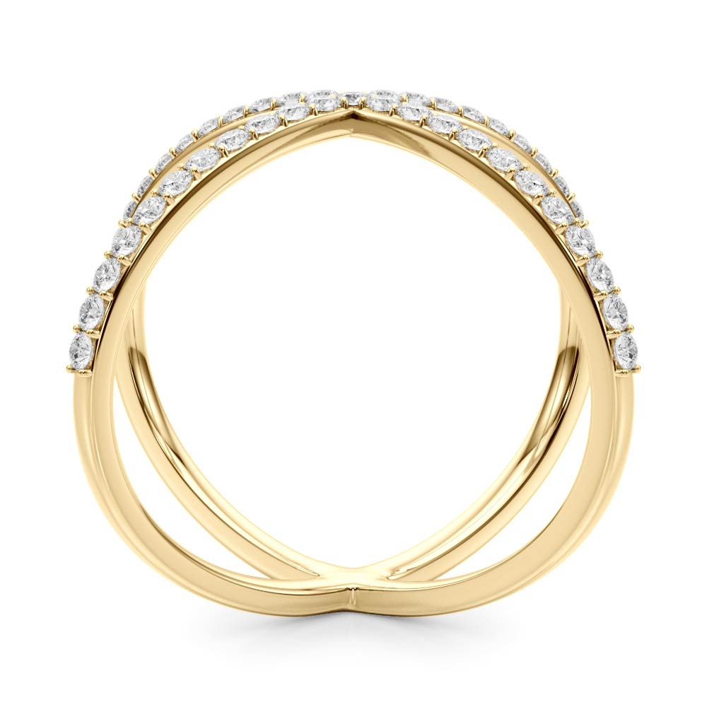 Intersecting Diamonds Ring